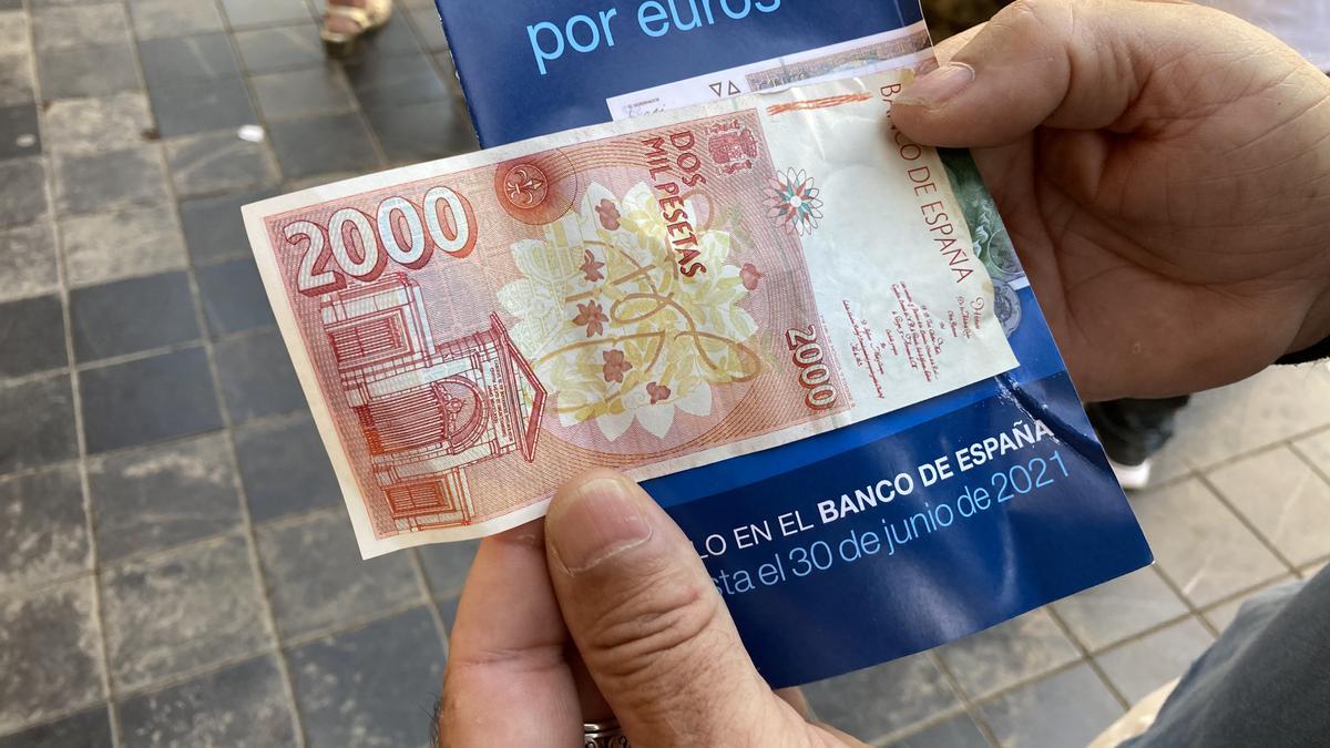 Billete de 2.000 pesetas de Eugeni.