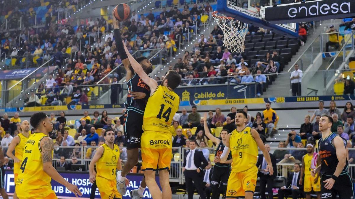 Último partido del Valencia Basket ante el Gran Canaria a domicilio