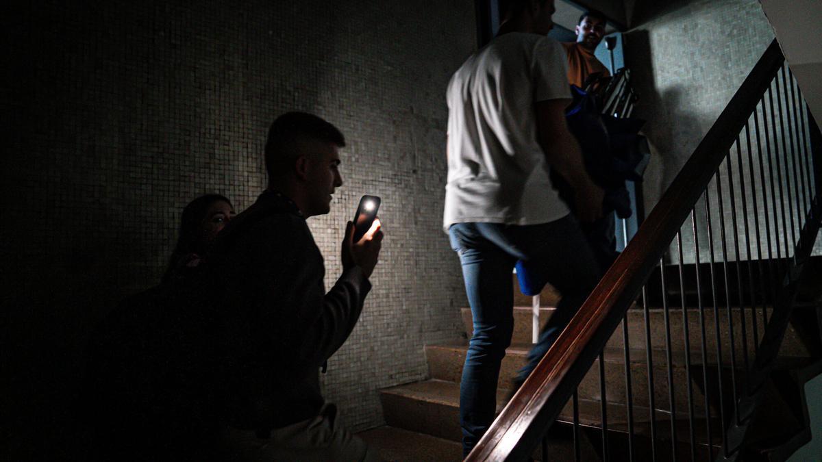 Caída del suministro eléctrico en una universidad de Barcelona, este lunes