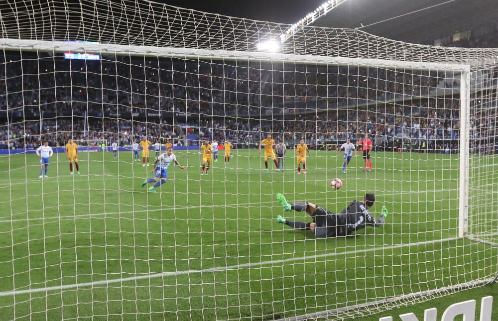 El conjunto de Míchel continúa con su buena racha y supera al Sevilla en el derbi andaluz en un partido loco con seis tantos