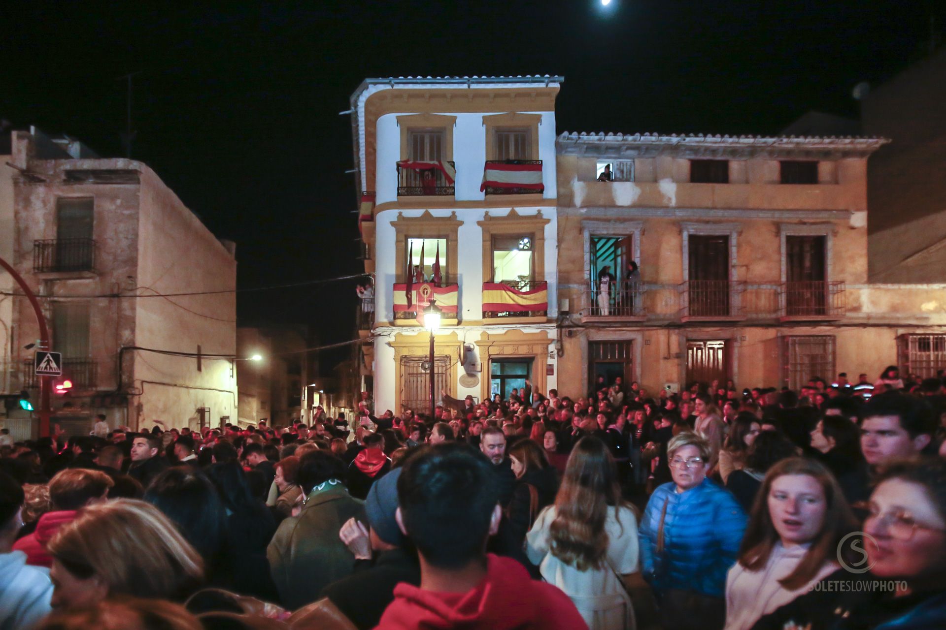 Las imágenes del encuentro del Paso Encarnado en Lorca