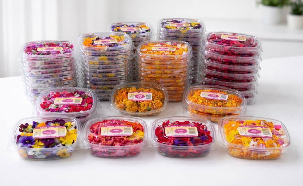 , Canarias Chef Select produce flores y microbrotes seleccionados específicamente por su valor aromático, visual y gastronómico