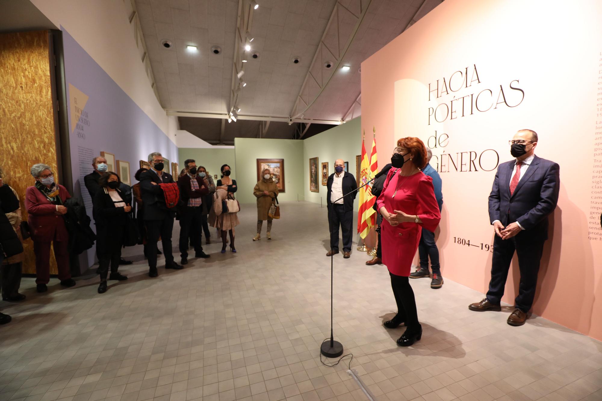 Inauguración de la exposición 'Hacia poéticas de género. Mujeres artistas en España1804-1939'