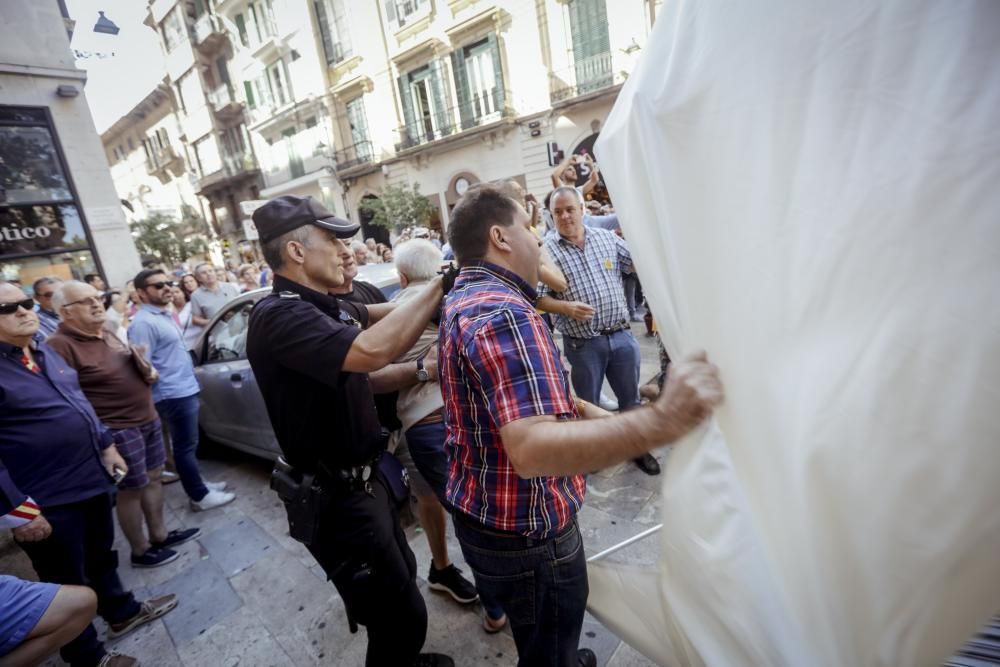 Accidentada manifestación por la