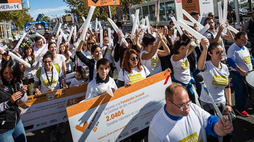 Fundación Acavall, entidad solidaria del Medio Maratón de Valencia en 2018