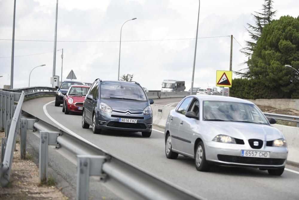 L'operació tornada deixa cues a la C-55, a Castellgalí