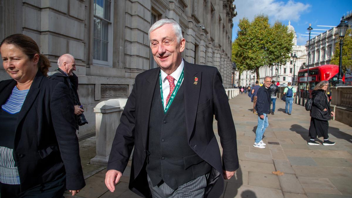 El presidente de la Cámara de los Comunes, Lindsay Hoyle