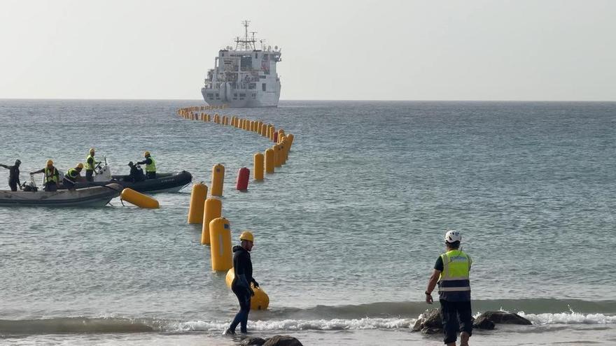Canaluz concluye la red submarina que une con fibra óptica Gran Canaria con Lanzarote y Fuerteventura