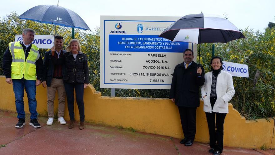 Manuel Cardeña y Ángeles Muñoz, ayer, en la presentación del inicio de las obras.