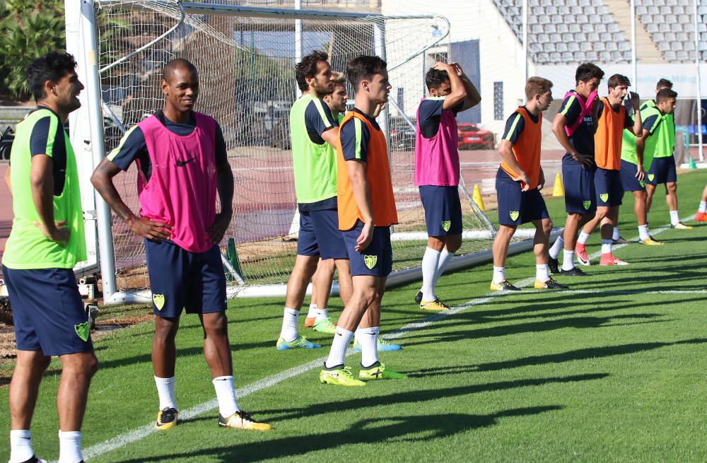 La plantilla blanquiazul vuelve al trabajo para preparar su próximo encuentro, ante el CD Leganés