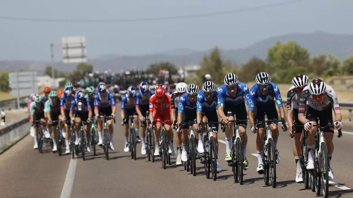 Una imagen de la etapa del jueves de la Vuelta Ciclista a España