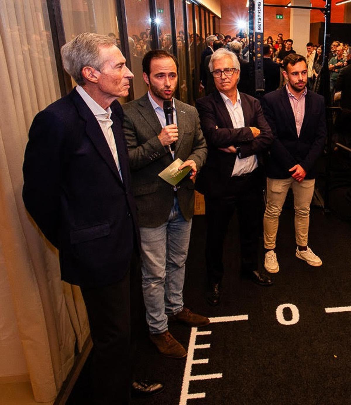 Pepe Martínez, Fernando Goig, Sergio Sánchez y Sergio Montero.