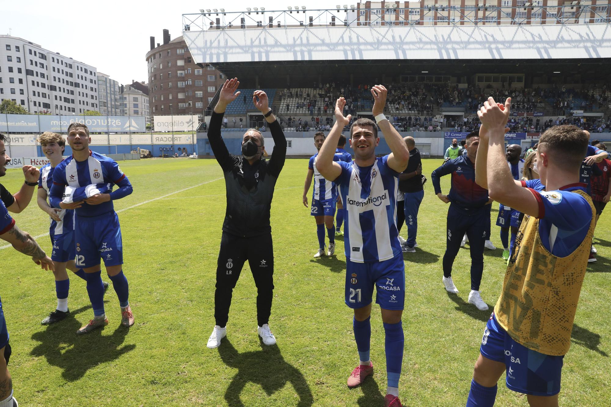 La celebración del Real Avilés, en imágenes