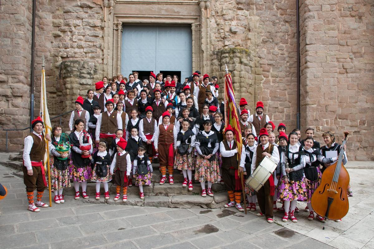 Integrants de les Caramelles de Cardona
