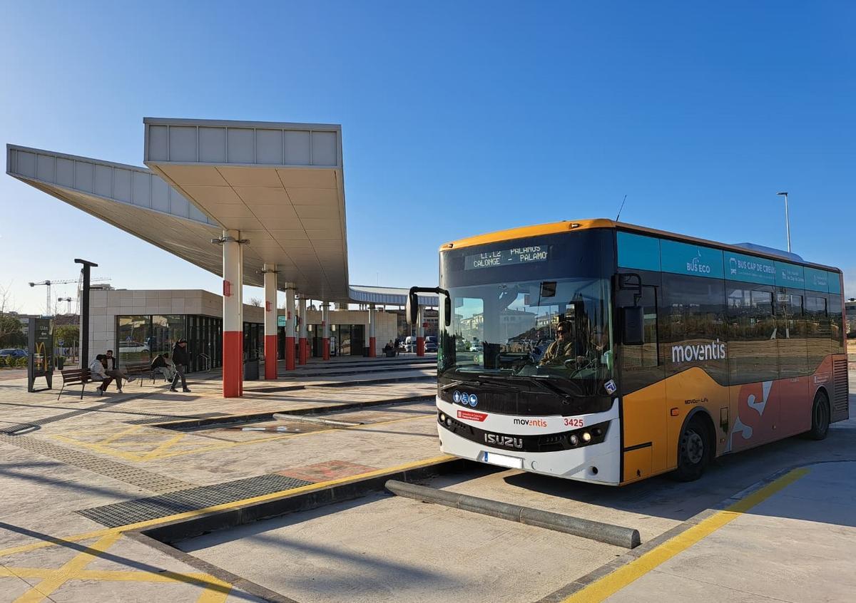 L'estació de bus de Palamós.