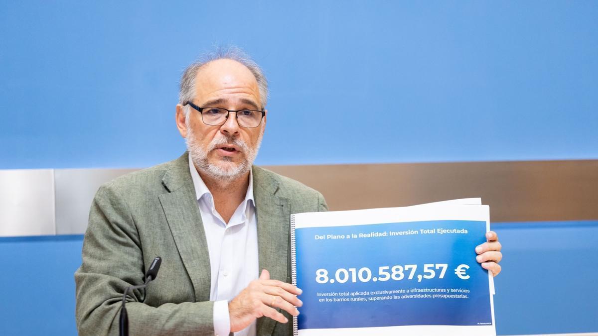 Alfonso Mendoza, en la rueda de prensa de este viernes.