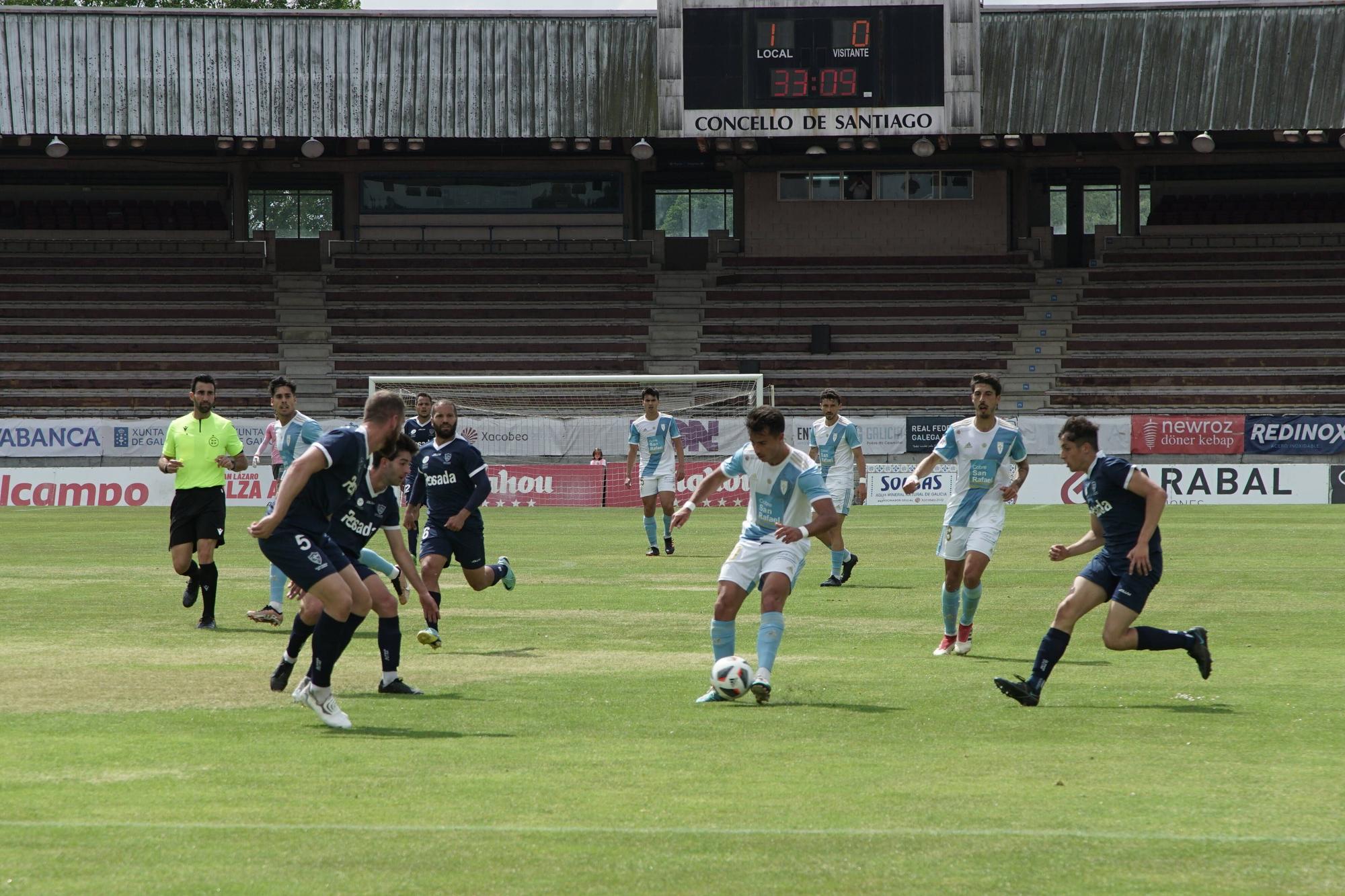 SD Compostela vs Marino de Luanco: las imágenes del partido