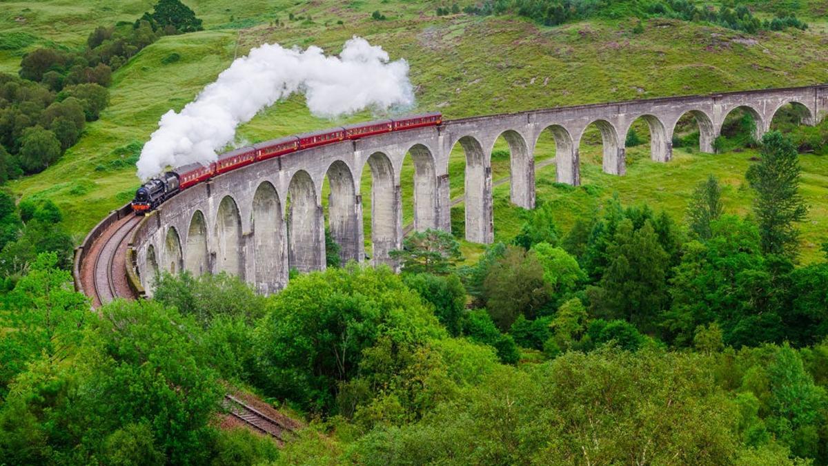 Viaducto donde se rodaron algunas escenas de Harry Potter