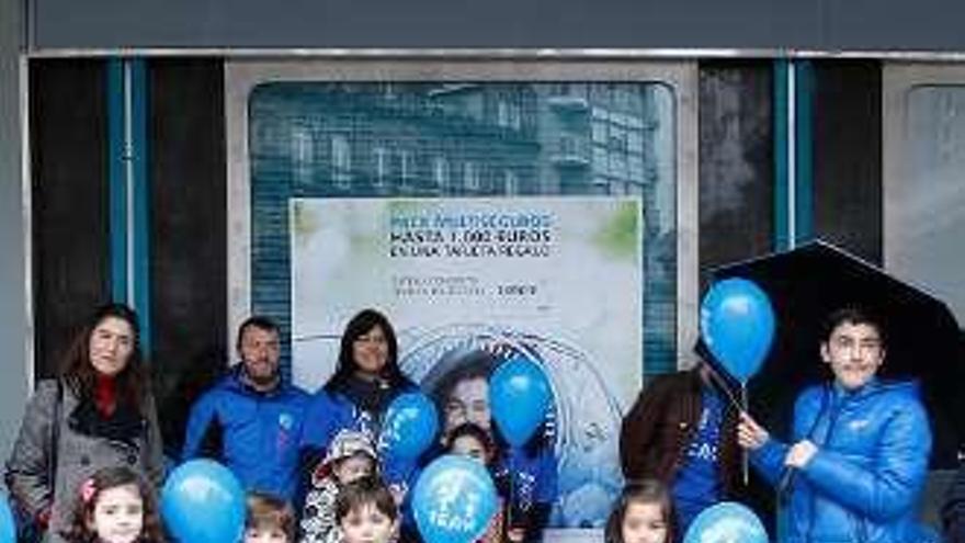 Pequeños y mayores, ayer en el acto divulgativo // R. Grobas