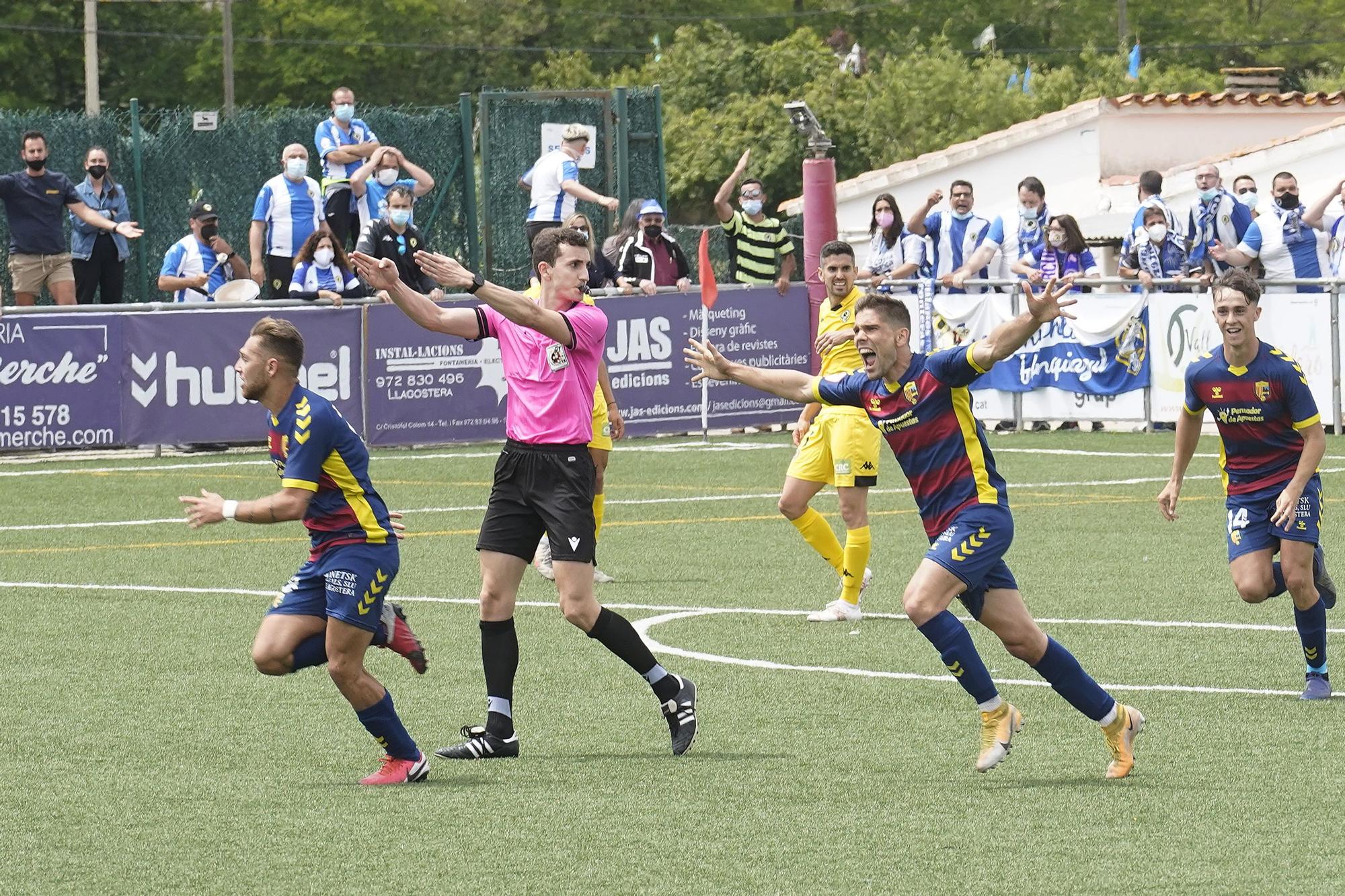 El Llagostera és de Primera RFEF (3-3)