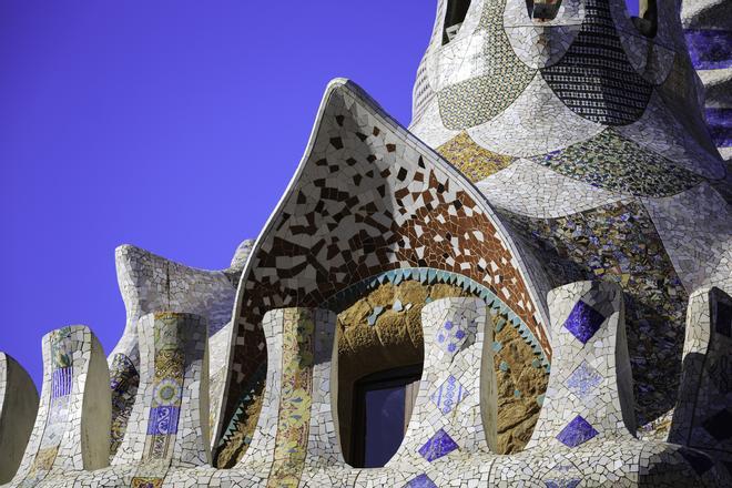 Detalle del Parc Güell de Gaudí