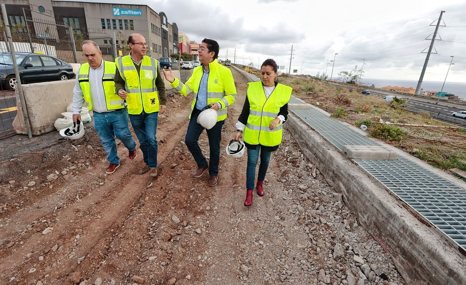 Visita de Pedro Martín a La Campana