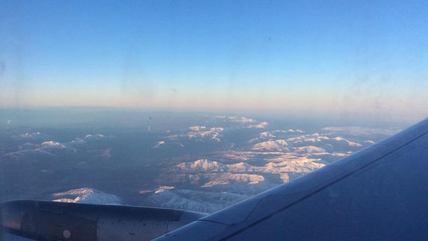 La nieve de Asturias desde las alturas