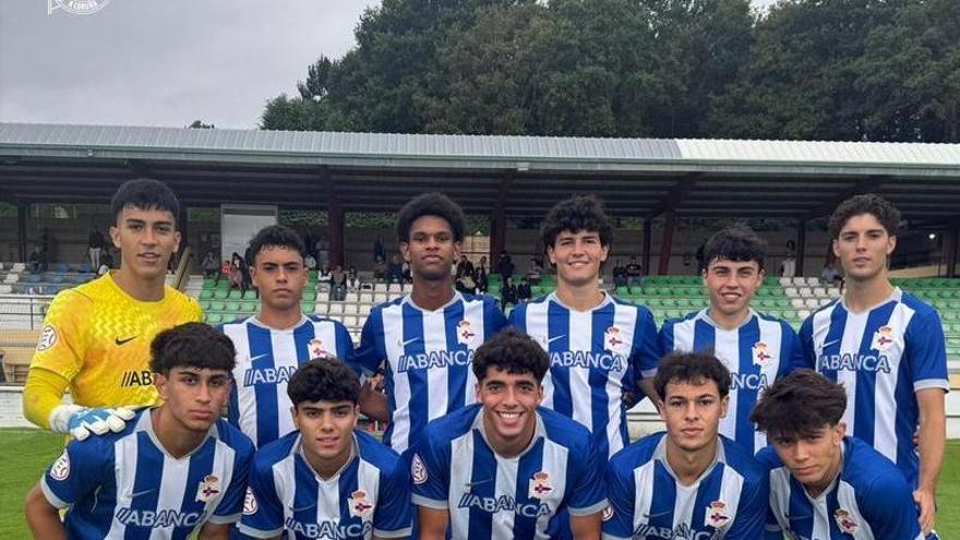 1-6 | El Juvenil A del Deportivo golea para abrir la División de Honor