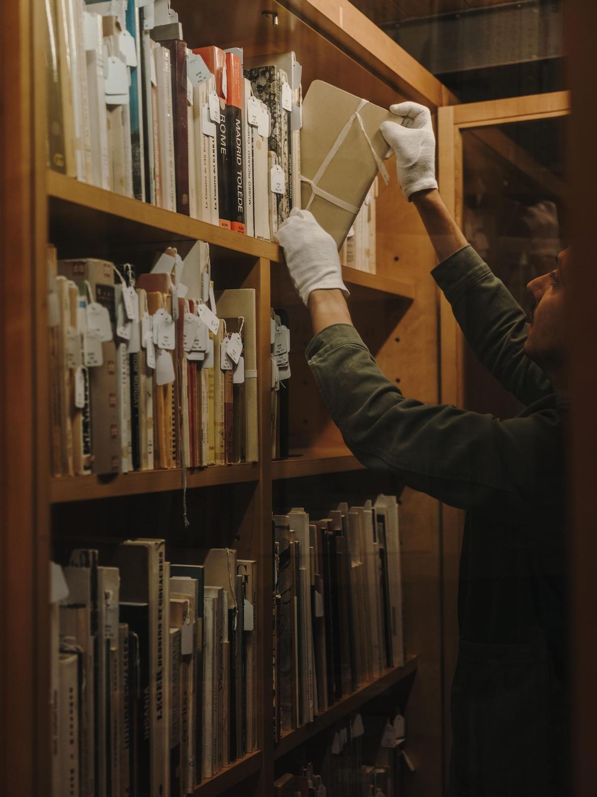 Biblioteca Pilar Juncosa de la Fundació Miró Mallorca.