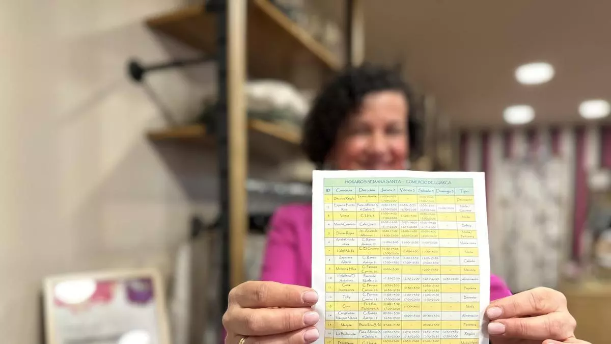 Los comerciantes de Luarca lanzan  esta propuesta para facilitar las compras en Semana Santa