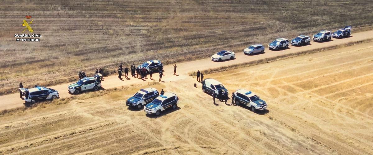Operativo de la Guardia Civil en Zamora
