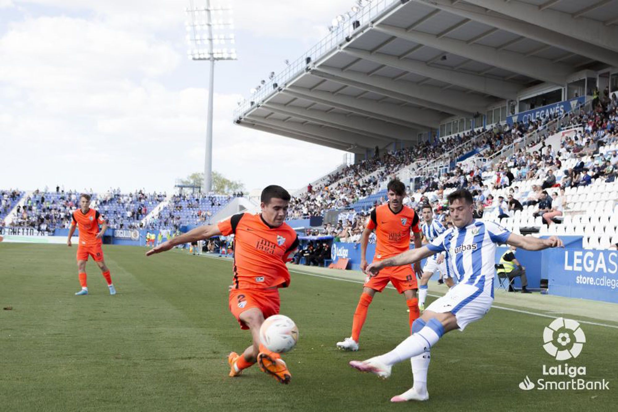 Las imágenes del CD Leganés - Málaga CF