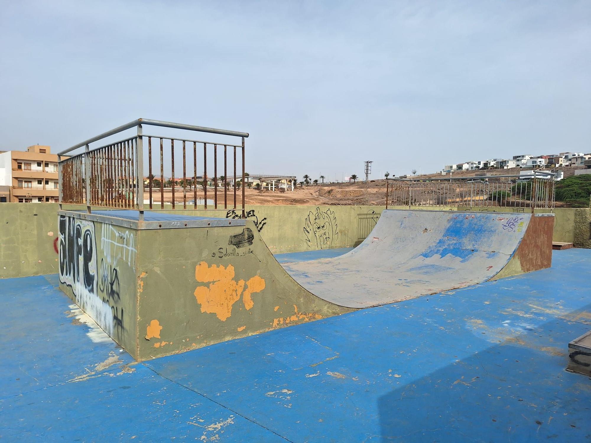 Estado actual de la cancha de Melenara y los alrededores