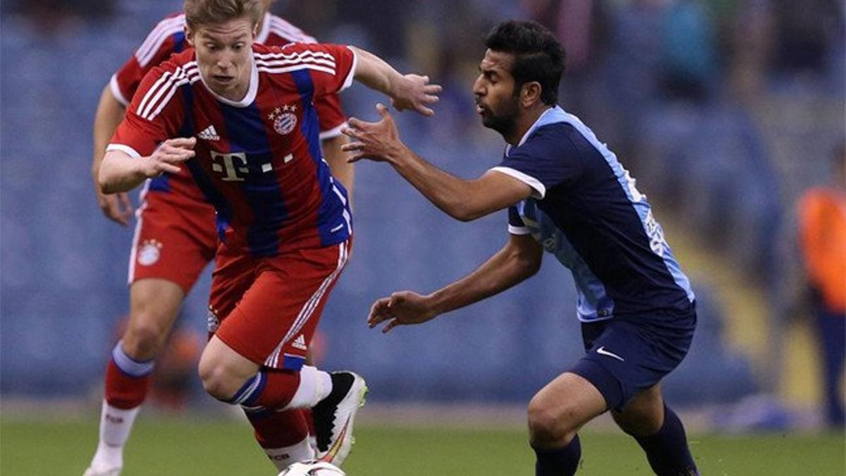 Weiser, en una imagen de archivo con el Bayern