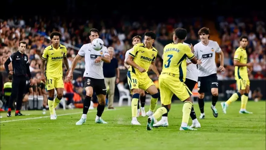 Las mejores imágenes del Valencia CF - Villarreal CF