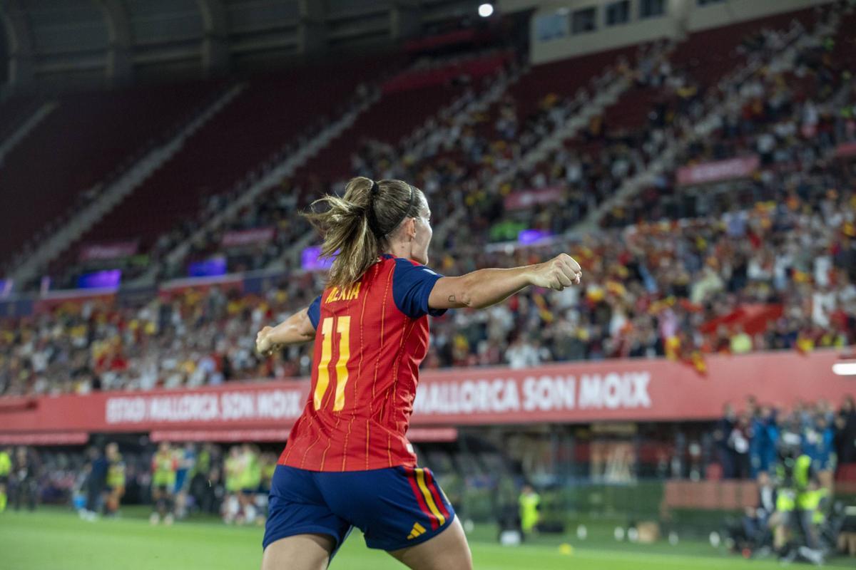 Son Moix vibró con la goleada de España a Inglaterra Son Moix vibró con la goleada de España a Inglaterra