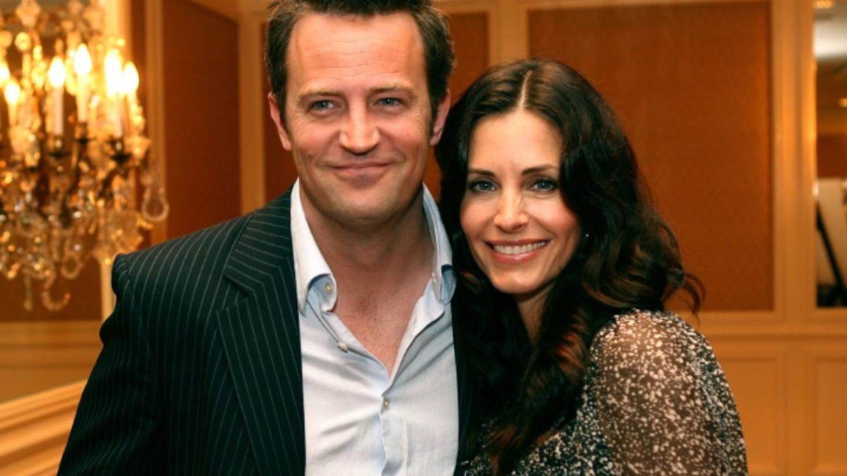 Los actores de 'Friends' Matthew Perry y Courteney Cox