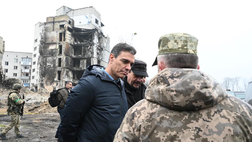 Pedro Sánchez visita Kiev.