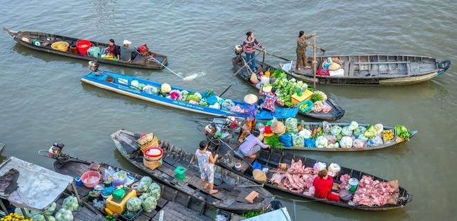 Cai Rang, Delta del Mekong, Vietnam