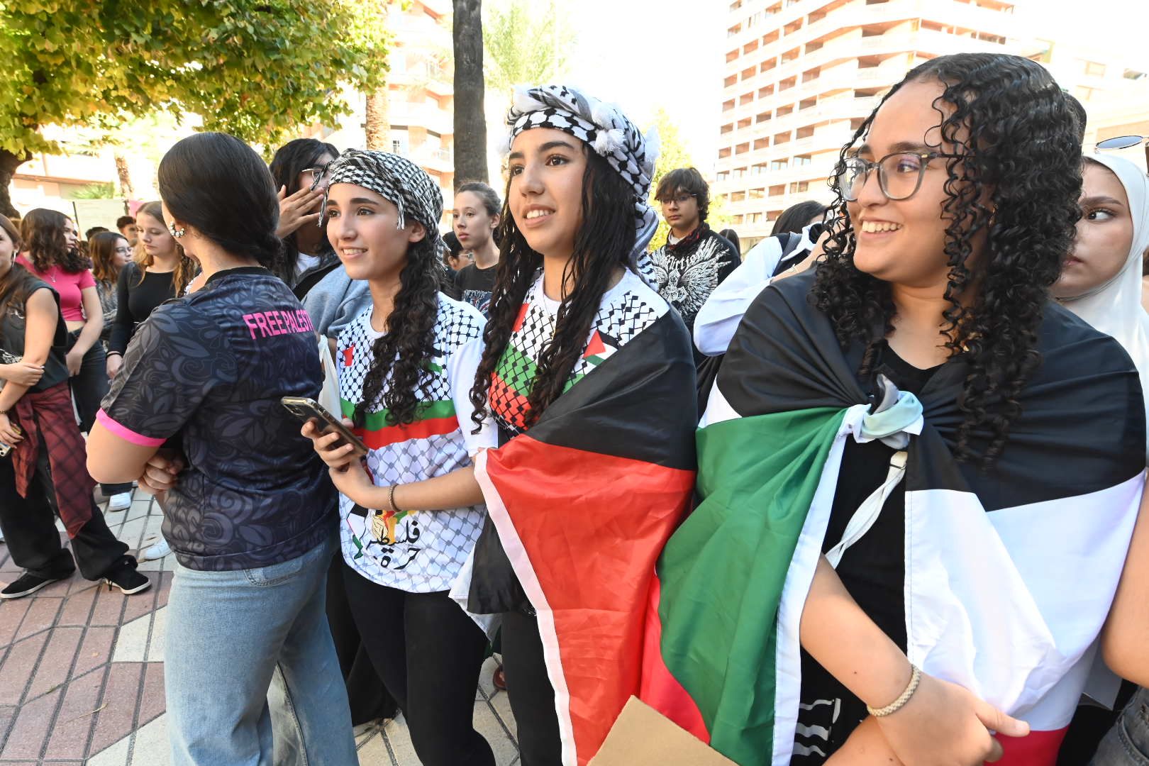 Galería de imágenes: Estudiantes de Castellón en protesta por Palestina