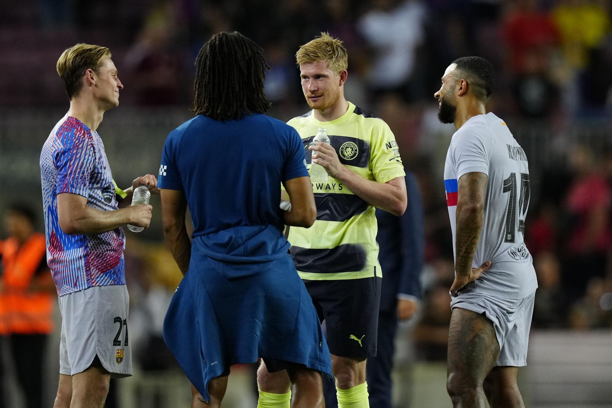 Les millors imatges del partit solidari per l'ELA entre el Barça i el Manchester City