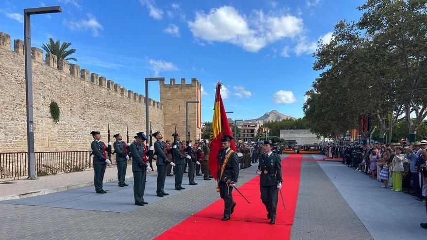 La Guardia Civil celebra su día grande en Alcúdia