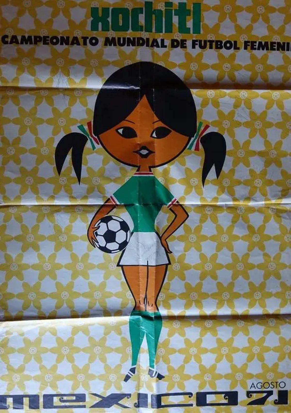 La mascota del Mundial femenino de 1971