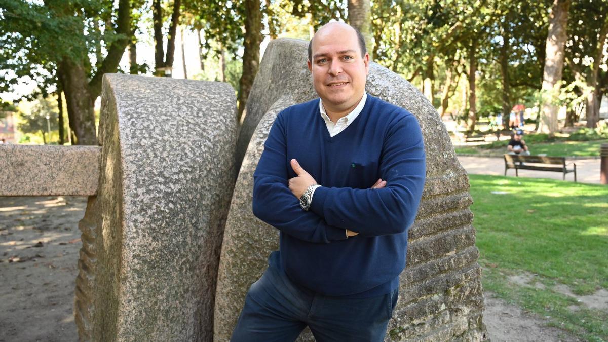 Anselmo Villanueva, presidente de la delegación de Pontevedra del Colexio Oficial de Arquitectos de Galicia.