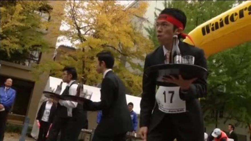 La carrera de los camareros, la última maratón de Japón