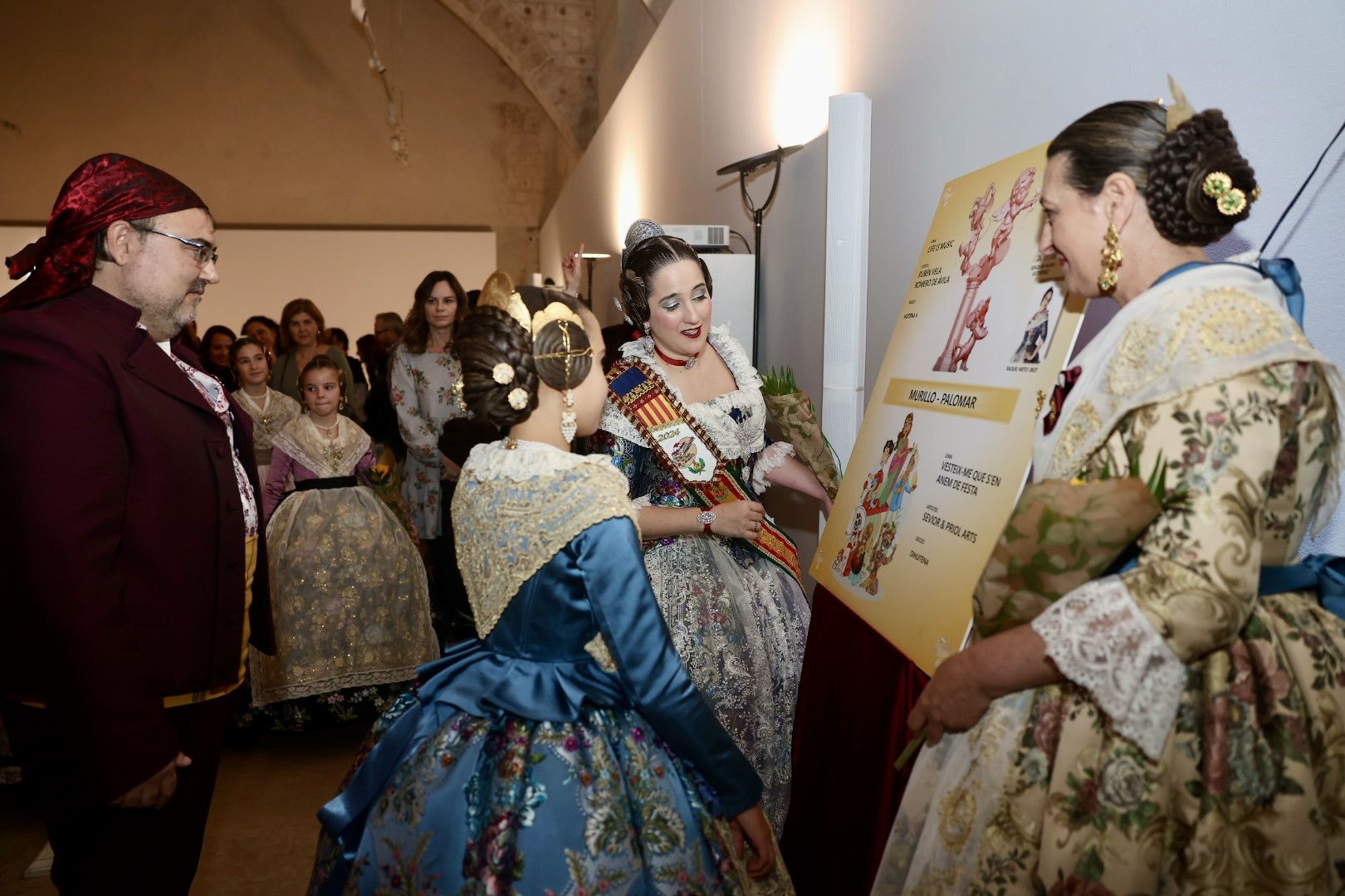 La fiesta de las fallas del Pilar-Sant Francesc con Marina y la corte infantil