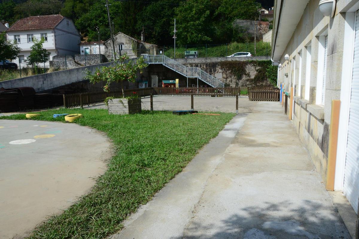 Imagen de las instalaciones exteriores de la guardería de Bueu.