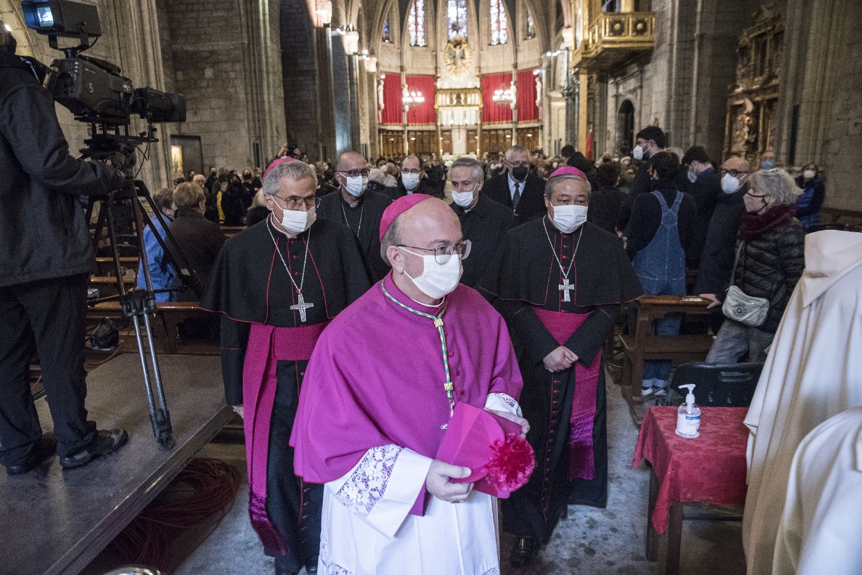 Acte de presa de posessió del nou Bisbe de Solsona, Francesc Conesa