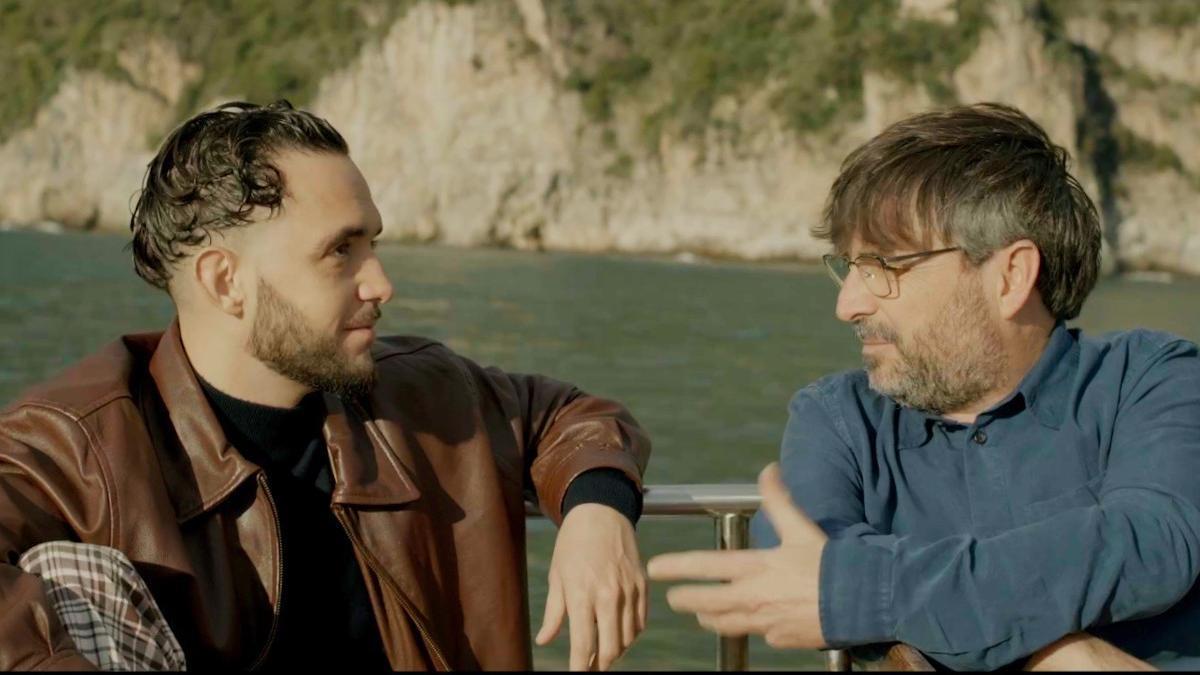 C. Tangana y Jordi Évole, en 'Lo de Évole'