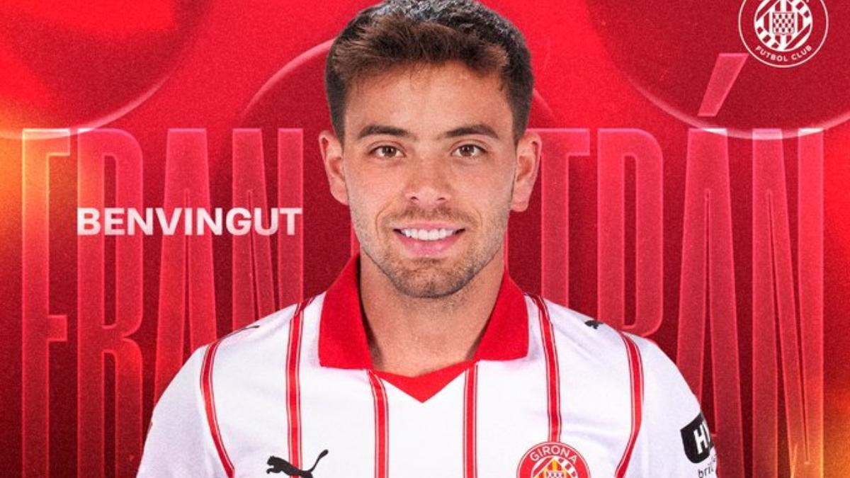 Fran Beltrán firma con el Girona hasta 2030